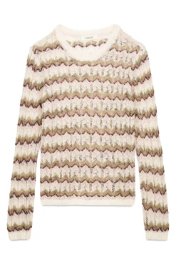 Slowlove Camisolas-Suéter vazado multicolor Tostado