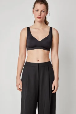 Gisela Roupa Interior-Sutiã de capacidade sem aro preto