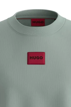 HUGO Sweatshirts-Sweatshirt Verde