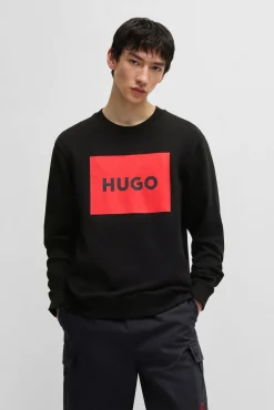HUGO Sweatshirts-Sweatshirt Preto
