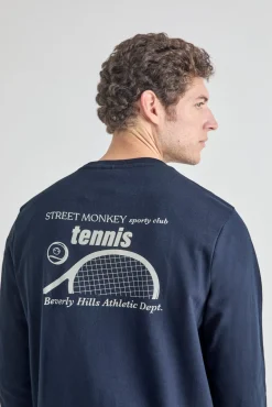 Street Monkey Sweatshirts-Sweatshirt Azul