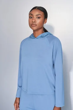 Dash and Stars Sweatshirts-Sweatshirt com toque suave azul