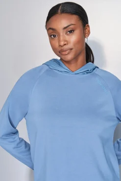 Dash and Stars Sweatshirts-Sweatshirt com toque suave azul