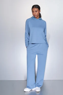 Dash and Stars Sweatshirts-Sweatshirt com toque suave azul