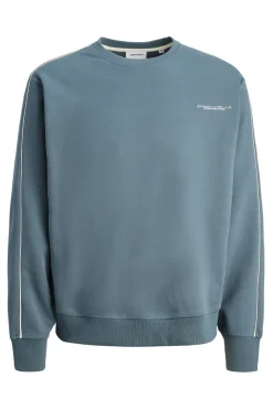 Jack & Jones Sweatshirts-Sweatshirt básico com gola redonda azul