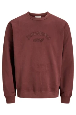 Jack & Jones Sweatshirts-Sweatshirt básico com logo vermelho