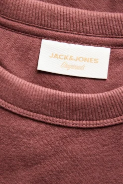 Jack & Jones Sweatshirts-Sweatshirt básico com logo vermelho