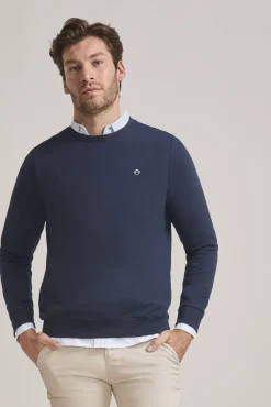 Street Monkey Sweatshirts-Sweatshirt básico regular fit Azul