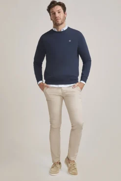 Street Monkey Sweatshirts-Sweatshirt básico regular fit Azul