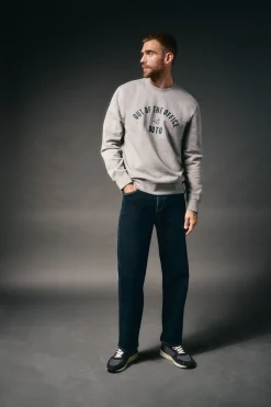 OOTO Sweatshirts-Sweatshirt caixa logo Cinzento