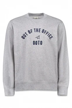 OOTO Sweatshirts-Sweatshirt caixa logo Cinzento