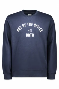 OOTO Sweatshirts-Sweatshirt caixa logo Azul