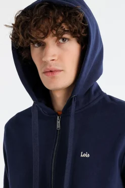 Lois Sweatshirts-Sweatshirt capuz azul