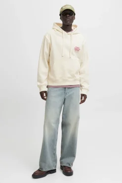 Jack & Jones Sweatshirts-Sweatshirt capuz do estúdio branco