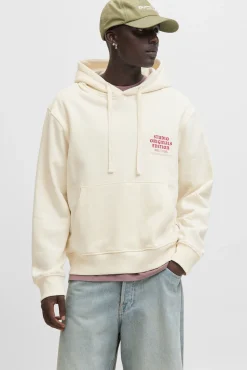 Jack & Jones Sweatshirts-Sweatshirt capuz do estúdio branco