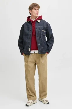 Jack & Jones Sweatshirts-Sweatshirt capuz do estúdio vermelho