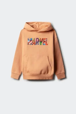 Springfield Kids Sweatshirts|T-Shirts-Sweatshirt capuz Marvel vermelho