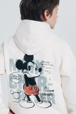 Springfield Kids Sweatshirts|T-Shirts-Sweatshirt capuz Mickey Mouse estampado