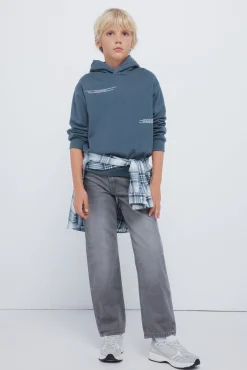 Springfield Kids Sweatshirts|T-Shirts-Sweatshirt Capuz para meninos azul