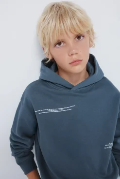 Springfield Kids Sweatshirts|T-Shirts-Sweatshirt Capuz para meninos azul