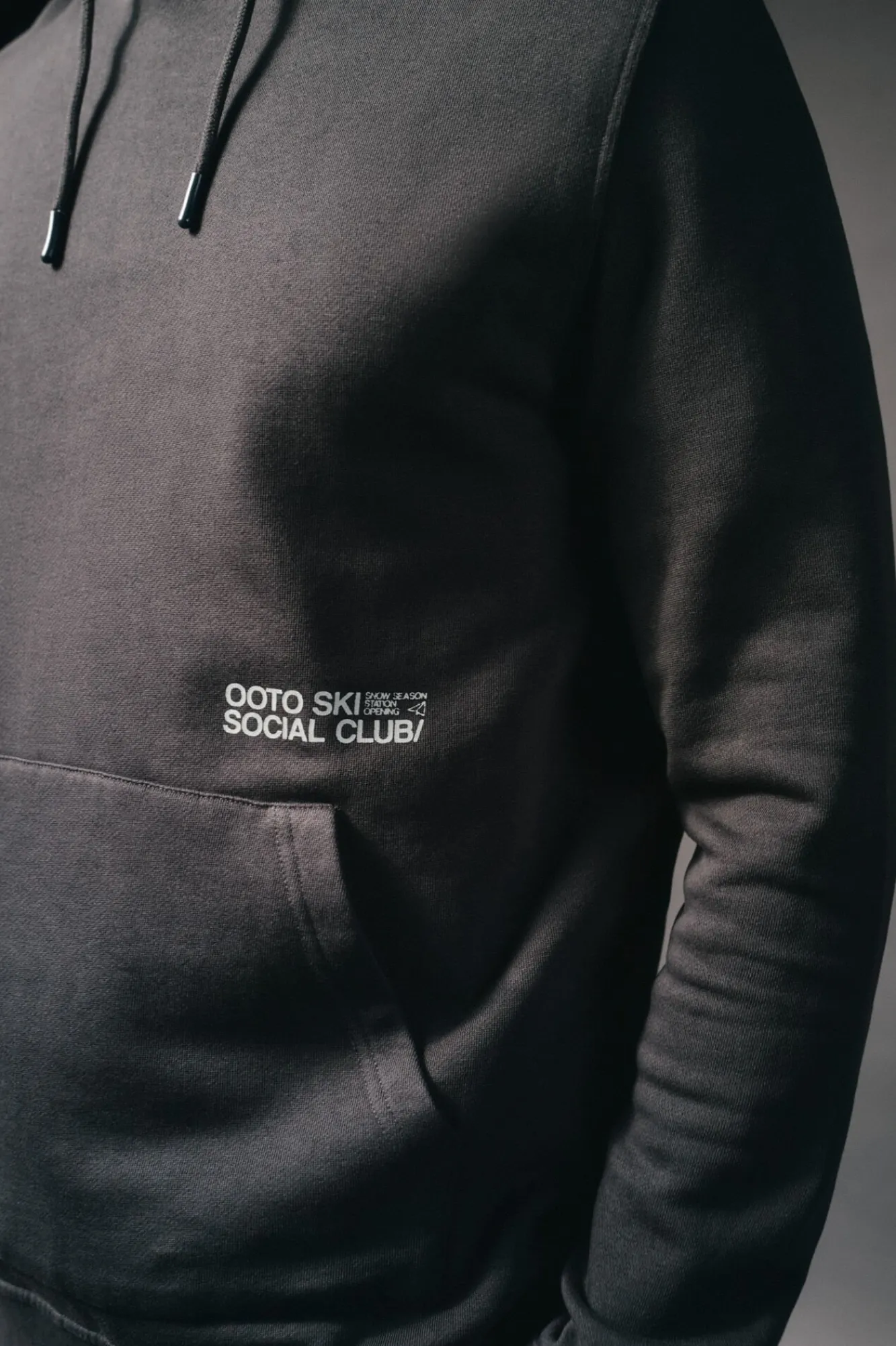 OOTO Sweatshirts-Sweatshirt com capuz Cinzento