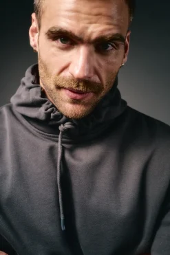 OOTO Sweatshirts-Sweatshirt com capuz Cinzento