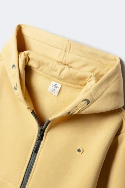 Springfield Kids Sweatshirts|T-Shirts-Sweatshirt com capuz aberto para menino amarelo