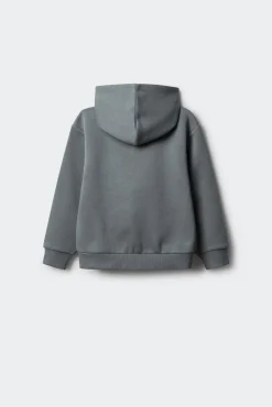 Springfield Kids Sweatshirts|T-Shirts-Sweatshirt com capuz aberto para menino azul