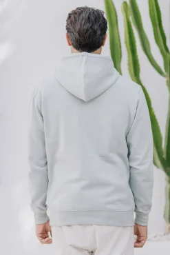 Celopman Sweatshirts-Sweatshirt com capuz canguru verde