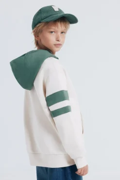 Springfield Kids Sweatshirts|T-Shirts-Sweatshirt com capuz capuz estampado