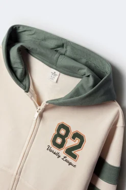 Springfield Kids Sweatshirts|T-Shirts-Sweatshirt com capuz capuz estampado