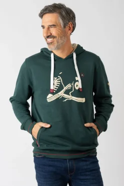 Privata Sweatshirts-Sweatshirt com capuz e bolsos Verde