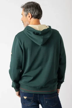 Privata Sweatshirts-Sweatshirt com capuz e bolsos Verde