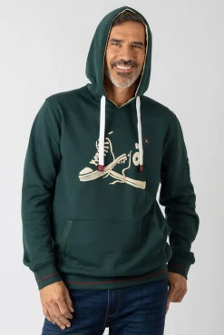 Privata Sweatshirts-Sweatshirt com capuz e bolsos Verde