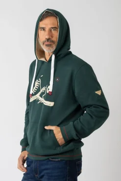 Privata Sweatshirts-Sweatshirt com capuz e bolsos Verde