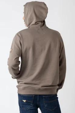 Privata Sweatshirts-Sweatshirt com capuz e bolsos Castanho