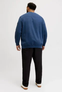 Jack & Jones PLUS Sweatshirts-Sweatshirt com capuz e logo azul