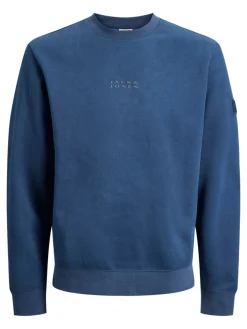Jack & Jones PLUS Sweatshirts-Sweatshirt com capuz e logo azul