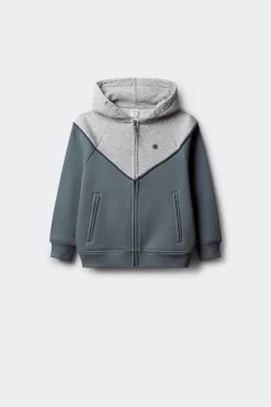 Springfield Kids Sweatshirts|T-Shirts-Sweatshirt com capuz para menino azul