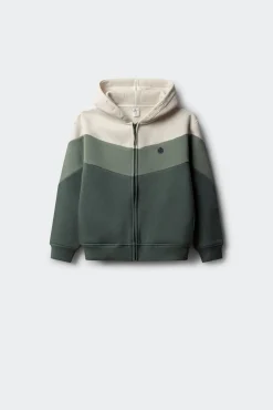 Springfield Kids Sweatshirts|T-Shirts-Sweatshirt com capuz para menino verde