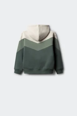 Springfield Kids Sweatshirts|T-Shirts-Sweatshirt com capuz para menino verde