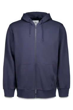 Springfield Sweatshirts-Sweatshirt com fecho-éclair e capuz azul