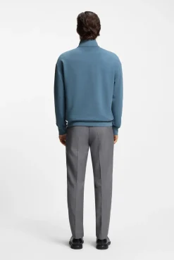 HUGO Sweatshirts-Sweatshirt com fecho-éclair Azul