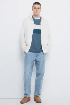 Springfield Sweatshirts-Sweatshirt com fecho-éclair e capuz branco