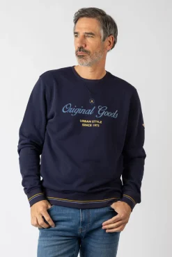 Privata Sweatshirts-Sweatshirt com gola redonda Azul