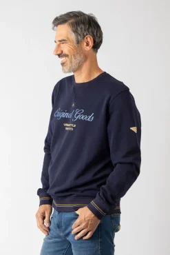 Privata Sweatshirts-Sweatshirt com gola redonda Azul