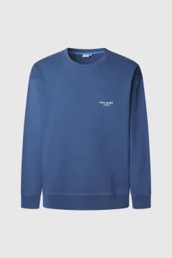Pepe Jeans Sweatshirts-Sweatshirt com gola redonda e ajuste relaxado azul