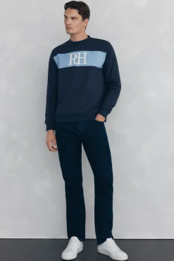 Pedro del Hierro Sweatshirts-Sweatshirt com logo Azul