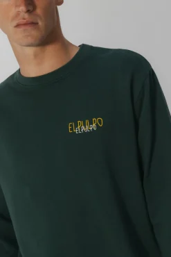elPulpo Sweatshirts-Sweatshirt com logo Verde