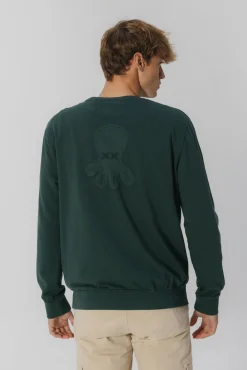 elPulpo Sweatshirts-Sweatshirt com logo Verde